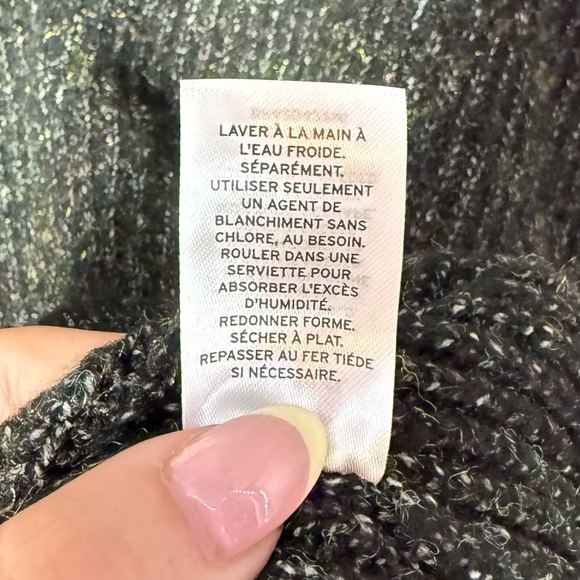 BP. Brand Womens Acrylic Knit Crew Neck Sweater Green Shimmer size M - Picture 7 of 9